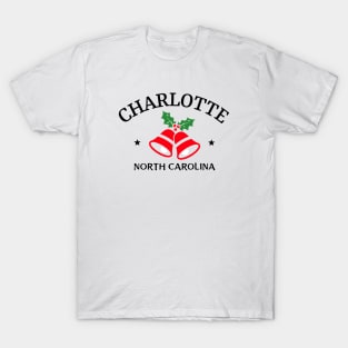 Charlotte, North Carolina Christmas T-Shirt